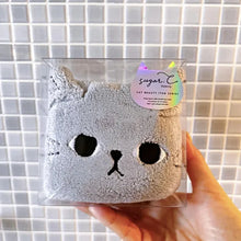 画像をギャラリービューアに読み込む, CAT QUICK DRY FACE TOWEL ネコの速乾フェイスタオル|sugar.C beauty(シュガーシービューティー)