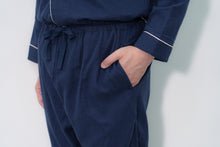 画像をギャラリービューアに読み込む, 呼吸するパジャマ (メンズ)パイピングタイプ|睡眠てらす(スイミンテラス)