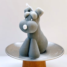 画像をギャラリービューアに読み込む, おりこうな犬のキャンドル【シュナウザー】Gray|Studiok.k(スタジオケーケー)