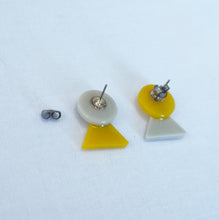 画像をギャラリービューアに読み込む, まるさんかくピアス|PlusDot+.(プラスドット)