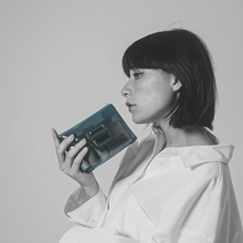 画像をギャラリービューアに読み込む, 04 マチありポーチ monochrome|kachan(カチャン)