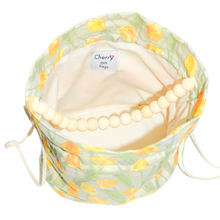 画像をギャラリービューアに読み込む, bucket drawstring bag<Apricot Tulip>|Cherry on top(チェリーオントップ)