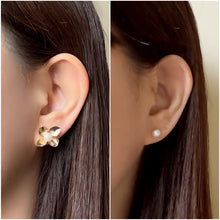 画像をギャラリービューアに読み込む, 【色が選べる】2way淡水パールフラワーピアス|SAKURA jewelry(サクラジュエリー)
