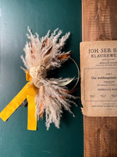 画像をギャラリービューアに読み込む, パンパスグラスのゴールドフレームリース|De sava(デ サヴァ)