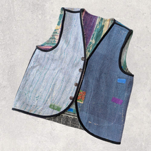 画像をギャラリービューアに読み込む, vintage kantha vest #5|ananyaユイイツムニ(アナンヤユイイツムニ)