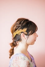 画像をギャラリービューアに読み込む, リーフバレッタ big|aK(エーケイ)