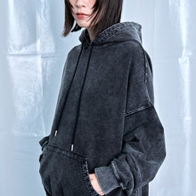 画像をギャラリービューアに読み込む, デニムルック プルオーバー スウェットフーディー|Nora Lily(ノラリリー)