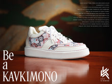 画像をギャラリービューアに読み込む, 西陣織×本革スニーカー 七宝文様|KAVKIMONO(カブキモノ)