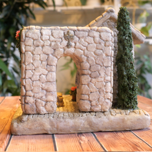 画像をギャラリービューアに読み込む, ソーラーライトのモルタルハウス・プロヴァンスの街並み(アーチ)|plants.garden.paradise(プランツガーデンパラダイス)