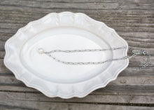 画像をギャラリービューアに読み込む, 「月の雫珠」国産あこや真珠バロックパール*サージカルステンレス・ネックレス「スクエアチェーン」|ツバメ舎(ツバメシャ)