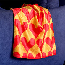 画像をギャラリービューアに読み込む, “Solid Bold HEARTs” Blanket ブランケット|asugatic(アシュガティック)