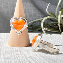 画像をギャラリービューアに読み込む, 金属アレルギー対応『お守りジュエリー』スパイニーオイスター・ハートリング / 錆びない素材|Hiwalani(ヒワラニ)