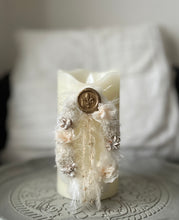 画像をギャラリービューアに読み込む, フラワーアートキャンドル フラッフィーリース|ciel bleu(シエルブルー)