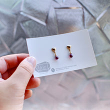 画像をギャラリービューアに読み込む, 【1月誕生石】志 ー kokorozashi ー |ローゼライトのハートピアス|Une(ウーネ)