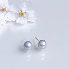 画像をギャラリービューアに読み込む, ペールブルー淡水パールピアス イヤリング|SAKURA jewelry(サクラジュエリー)
