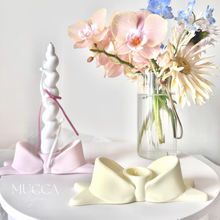 画像をギャラリービューアに読み込む, Jesmonite Ribbon Candle Holder|Mucca x Tigre(ムッカティーグレ)