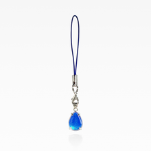 画像をギャラリービューアに読み込む, 色が変わる宝石ストラップ アジサイ石「アジサイの雫」 14×10mm|atelier ShowKer(アトリエショーカー)