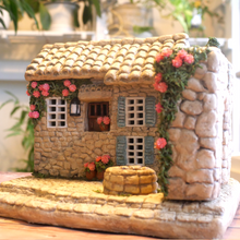 画像をギャラリービューアに読み込む, ソーラーライトのモルタルハウス・プロヴァンスの街並み(アーチ)|plants.garden.paradise(プランツガーデンパラダイス)