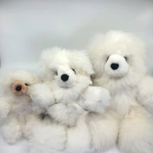 画像をギャラリービューアに読み込む, ベビーアルパカの天然皮革 テディベアぬいぐるみ ペルー職人手仕事・一点もの|RUNA SHOP(ルナショップ)
