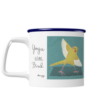 画像をギャラリービューアに読み込む, 「小鳥とヨガ」マグカップ〈オカメインコ〉|コトリヨガ