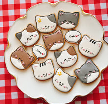 画像をギャラリービューアに読み込む, 着色料不使用★ねこちゃんアイシングクッキーSet|アイシングクッキーsonmuru(アイシングクッキー ソンムル)