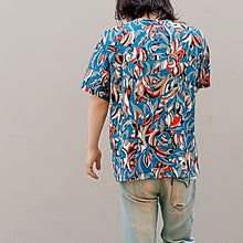 画像をギャラリービューアに読み込む, ユニセックス手捺染幾何花柄Tシャツ|empromo(エンプロモ)