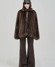 画像をギャラリービューアに読み込む, モルテッド フェイクファー ブルゾン|Nora Lily elle(ノラリリーエル)