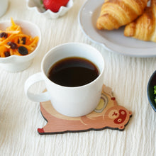 画像をギャラリービューアに読み込む, どうぶつの木製プレート&コースター【ひろしまたぬき】|Ten&O Art+Craft(テンアンドオー アートクラフト)