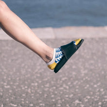 画像をギャラリービューアに読み込む, アズレージョ柄アンクルソックス_Blue Triangle|ポルトッカ