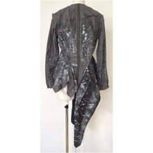 画像をギャラリービューアに読み込む, Patchwork shirt paint gray - パッチワークシャツ ペイントグレー|Merci DIEU(メルシーデュー)