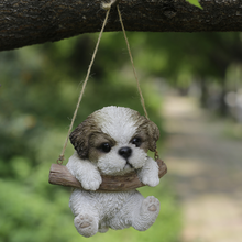 画像をギャラリービューアに読み込む, シーズー ぶら下がり オーナメント(スタンド付き)|WooBia(ウービア)