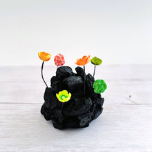 画像をギャラリービューアに読み込む, 炭オブジェ / カラフルフラワー|櫂の炭(カイノスミ)