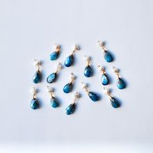 画像をギャラリービューアに読み込む, ハルモニア|淡水パールとムーンストーンの耳飾り|Une(ウーネ)