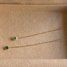 画像をギャラリービューアに読み込む, ーdepuis ー エメラルドチェーンピアス|Harry jewelry(ハリージュエリー)