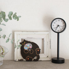 画像をギャラリービューアに読み込む, 木製コースター・猫雑貨【ねこまみれ 推し色 黒】|Ten&O Art+Craft(テンアンドオー アートクラフト)