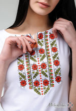 画像をギャラリービューアに読み込む, 刺繍入りT-シャツ|Ukrainian Embroidery Wear ”Mavka”(ウクライナシシュウノアパレル マウカ)