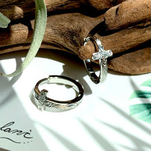 画像をギャラリービューアに読み込む, お風呂OK!金属アレルギー対応!クロスフープピアス|Hiwalani(ヒワラニ)