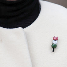 画像をギャラリービューアに読み込む, 猫だんごブローチ🍡|Hitomi(ヒトミ)