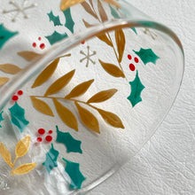 画像をギャラリービューアに読み込む, クリスマスホーリー 耐熱グラス|RYUEN(リュウエン)