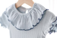 画像をギャラリービューアに読み込む, 【Blueberry pop】 -Ruffly cotton rompers|Bébémoose (ベベムース)