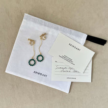 画像をギャラリービューアに読み込む, 【イヤリング】モダンエレガンス ヴィンテージスワロフスキーのウェーブイヤリング|ERIKOART(エリコアート)