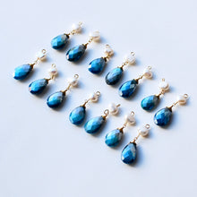 画像をギャラリービューアに読み込む, ハルモニア|淡水パールとムーンストーンの耳飾り|Une(ウーネ)