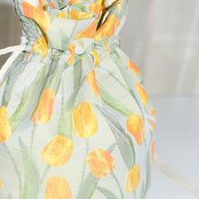 画像をギャラリービューアに読み込む, bucket drawstring bag<Apricot Tulip>|Cherry on top(チェリーオントップ)
