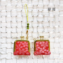 画像をギャラリービューアに読み込む, ジュエリーケース 金襴 ミニがま口 和柄ストラップ付|六屋(ムツヤ)