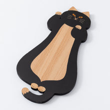 画像をギャラリービューアに読み込む, 猫雑貨・木製プレート&コースター【ねこまみれロング 来福招福】|Ten&O Art+Craft(テンアンドオー アートクラフト)