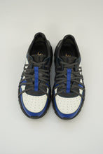 画像をギャラリービューアに読み込む, 西陣織×本革 スニーカー 【轟】 鱗 (ブルー)|KAVKIMONO(カブキモノ)