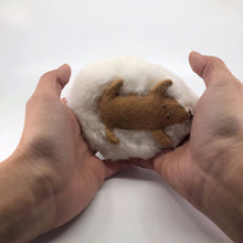 画像をギャラリービューアに読み込む, ベビーアルパカ100% 手作りぬいぐるみ(モルモット)白 ペルー職人仕立て・一点もの|RUNA SHOP(ルナショップ)