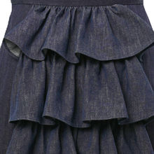 画像をギャラリービューアに読み込む, バッスルティアード デニムスカート|actrhea(アクトレイア)