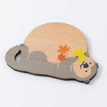 画像をギャラリービューアに読み込む, どうぶつの木製プレート&コースター【ひろしまらっこ】|Ten&O
