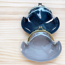 画像をギャラリービューアに読み込む, クリアがま口 本革 小銭入れ 小物入れ スケルトンがま口|六屋(ムツヤ)